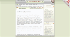 Desktop Screenshot of musingsfrommars.org